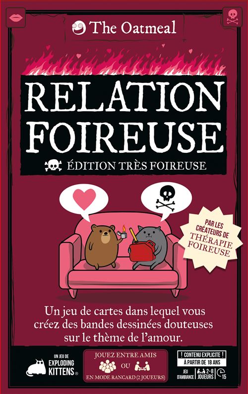 Boite de Jeu d'ambiance Asmodee Relation Foireuse Edition Très Foireuse