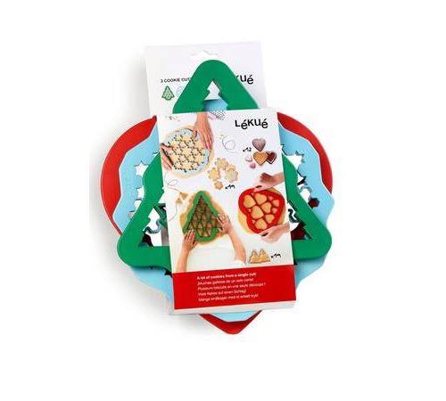 Lekue Kit 3 Cookie Cutters