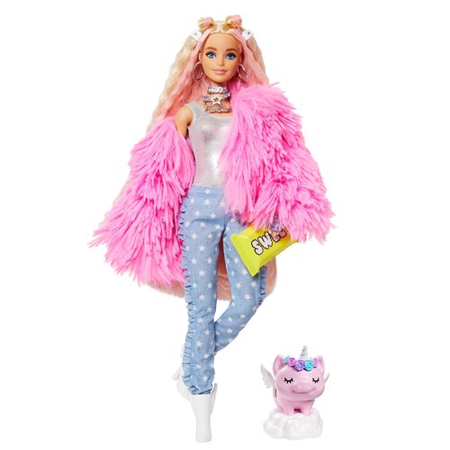 Poupée Barbie Mattel Fashionistas Extra Veste Rose