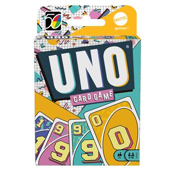 Jeu de cartes Mattel UNO Iconic Modèle aléatoire