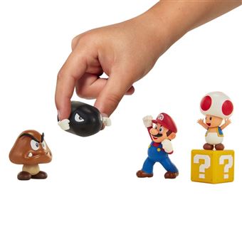 Coffret Diorama 5 figurines Mario thème classic Nintendo