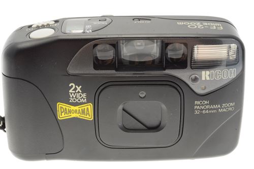 Appareil photo compact argentique Ricoh FF-20 Wide Zoom noir - Reconditionné