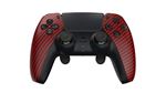 Manette Sans Fil PS5 Personnalisée Burn Controllers Rouge Carbone