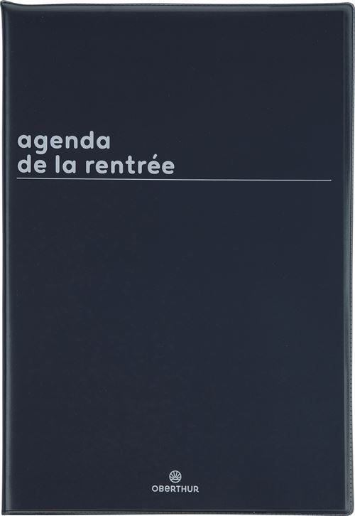 Agenda Scolaire Oberthur Rentrée Fsc Boréal Noir