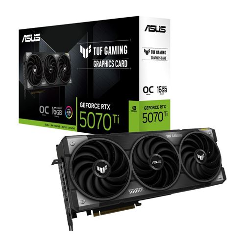 Carte Graphique ASUS TUF GAMING Nvidia GeForce RTX 5070 Ti 16G OC