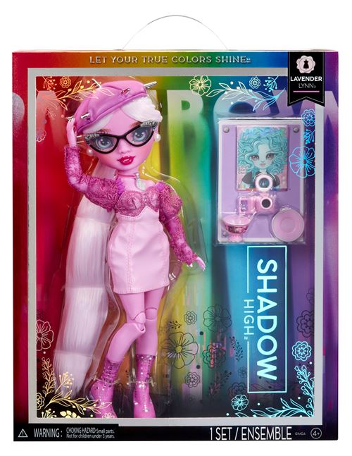 Poupée Rainbow High Shadow High F23 Fashion Doll Lavender Lynne
