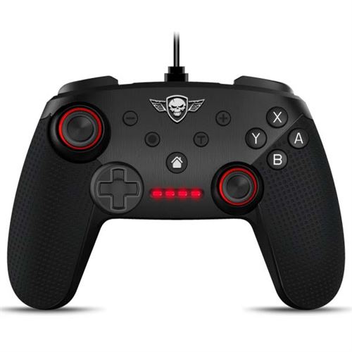 Manette Nintendo Switch filaire Spirit Of Gamer Pro Gaming Noir