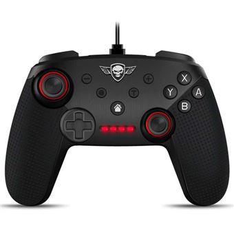 Manette Nintendo Switch filaire Spirit Of Gamer Pro Gaming Noir