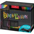 Trousse rouleau 72 crayons de couleur Faber-Castell Black Edition