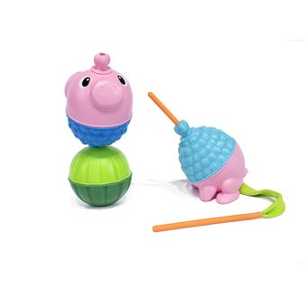 Jeu d'éveil Lalaboom Boite de perles éducatives 4 animaux 41 pièces