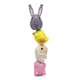 Jeu d'éveil Lalaboom Boite de perles éducatives 4 animaux 41 pièces