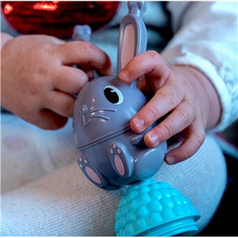 Jeu d'éveil Lalaboom Boite de perles éducatives 4 animaux 41 pièces