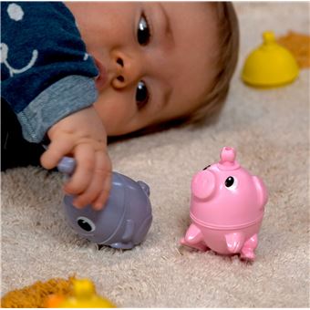 Jeu d'éveil Lalaboom Boite de perles éducatives 4 animaux 41 pièces