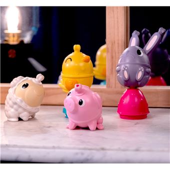 Jeu d'éveil Lalaboom Boite de perles éducatives 4 animaux 41 pièces