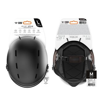 Casque vélo de protection Casr Helmet Style Mobilité Urbaine Taille L Gris