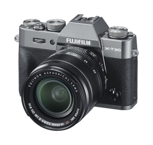 Hybride Fujifilm X-T30 Argent charcoal + Objectif XF 18-55 mm f/2.8-4 R LM OIS