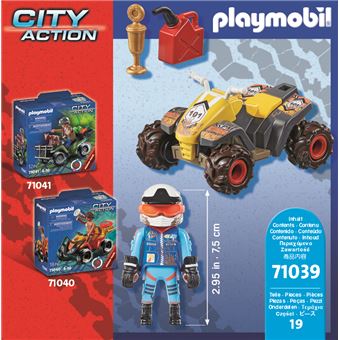 Playmobil City Action 71039 Pilote et quad