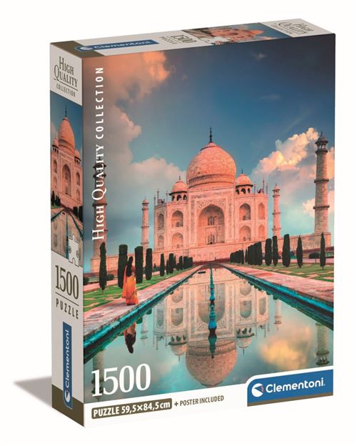Puzzle 1500 pièces : Taj Mahal Clementoni Puzzles - vue 4