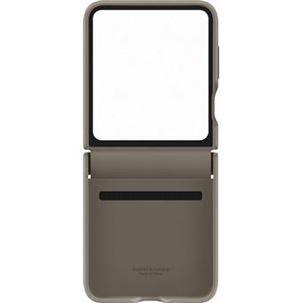 Samsung EF-VF731 - Boîtier de protection coque de protection pour téléphone portable - cuir écologique - etoupe - pour Galaxy Z Flip5