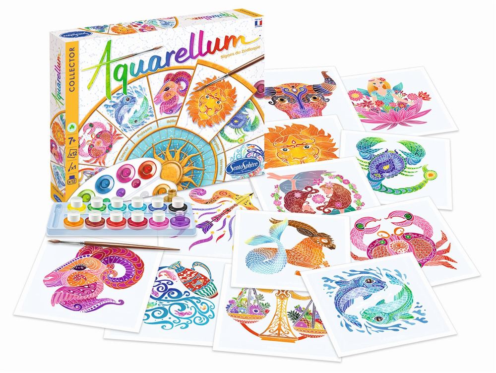 Aquarellum Chevaliers - SENTOSPHERE - Peinture Magique pour Enfants -  Aquarelle - Mixte - A partir de 6 ans - Cdiscount Jeux - Jouets