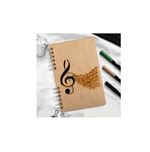 Carnet A6 ligné Musique