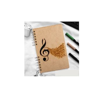 Carnet A6 ligné Musique