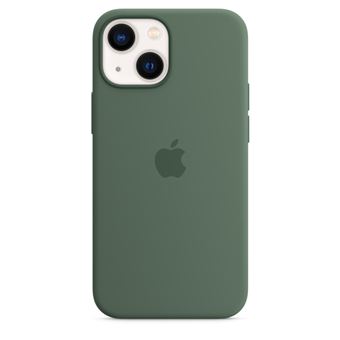 Coque en silicone avec MagSafe pour iPhone 13 mini Eucalyptus