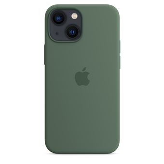 Coque en silicone avec MagSafe pour iPhone 13 mini Eucalyptus