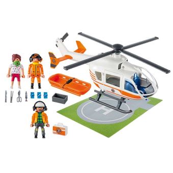 Playmobil City Action Hélicoptère bombardier des pompiers