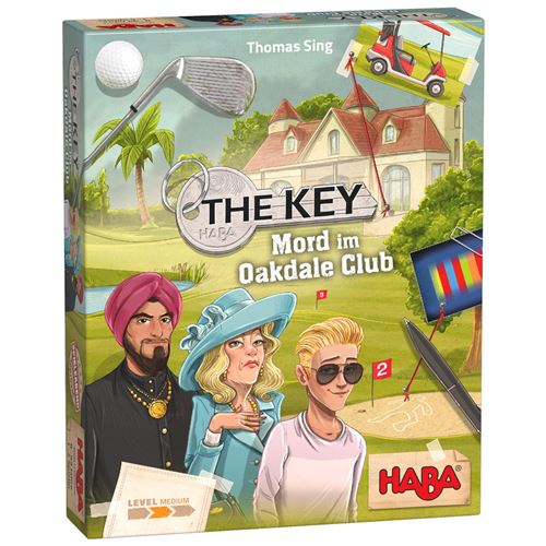 Jeu De Société Haba The Key Meurtres Au Golf D'Oakdale