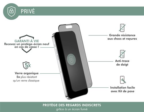 Protection écran IPhone 14 Pro Max Avec Kit De Pose