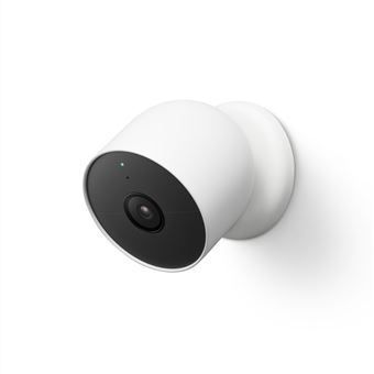 Caméra de surveillance sans fil Bluetooth Google Nest Cam intérieure-extérieure Blanc neige - 1