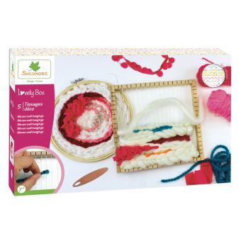 Kit créatif Au Sycomore Lovely Box XL 5 Tissages déco