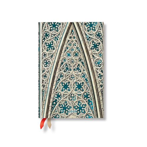 Agenda civil mini horizontal Paperblanks 2026 Voute de la Cathédrale