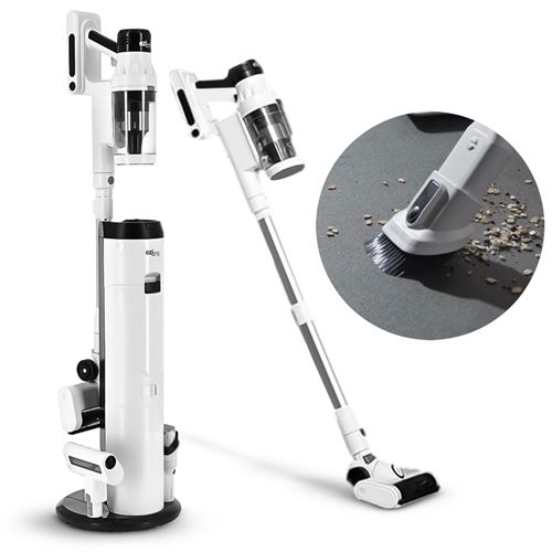 Aspirateur balai Eziclean® Cyclomax R22 Station 500 W Blanc - Eziclean