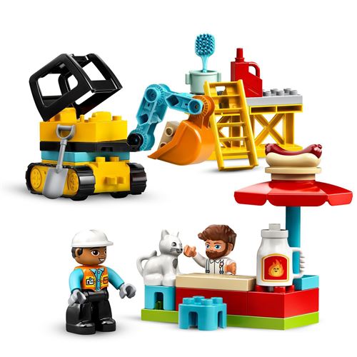 La grue et les engins de construction LEGO DUPLO (10933), 2 ans et plus
