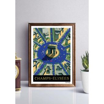 Affiche Sergeant Paper Champs Elysées A3