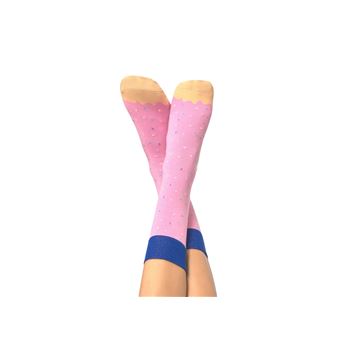 Chaussettes hautes et mi-bas Doiy Donut Rose