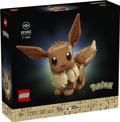 LEGO Pokémon Évoli 72151 - vue 2