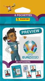 Blister de 6 pochettes Panini Euro 2020
