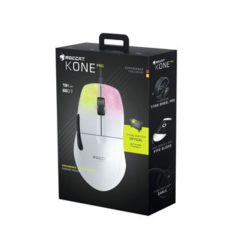 Souris Gaming sans fil Bluetooth Roccat Kone Pro Blanc