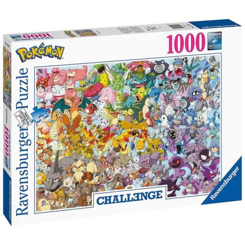 Puzzle 1000 pièces Challenge Puzzle : Pokémon Ravensburger France - vue 1