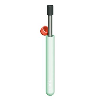 Paille Inox Lund London Skittle Vert Menthe et Rouge