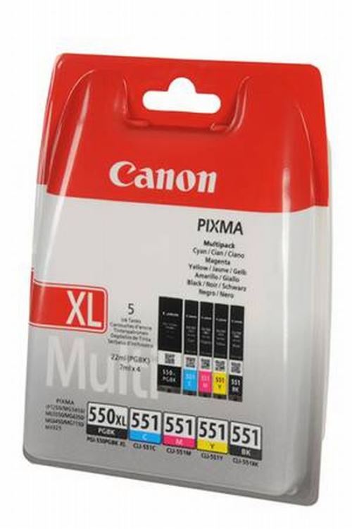 Cartouches d'encre génériques pour imprimante Pixma MG5650 ( Canon 550 551  XL )