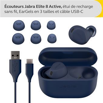 Ecouteurs sans fil Jabra Elite 8 Active Bleu