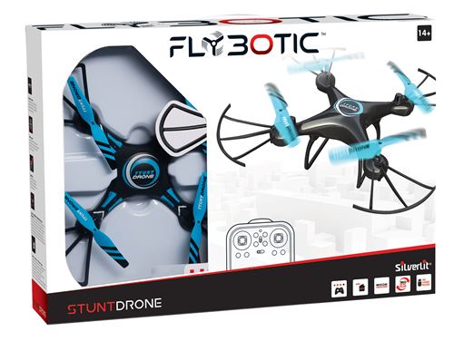 Drone télécommandé Silverlit Flybotic Stunt Drone 2,4 Ghz