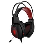 Casque filaire Gaming Alpha Omega Players Berserker Frodi pour PC/PS4/Xbox One/Nintendo Switch/Smartphone/Tablette Noir et Rouge