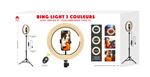 Appareil photo Geek Monkeys Ring Light 3 couleurs Trépied et télécommande