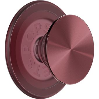 PopGrip MagSafe Aluminum radial Oxblood - 1