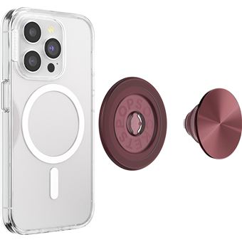 PopGrip MagSafe Aluminum radial Oxblood